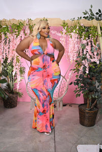 Paradise Drinks Maxi Dress