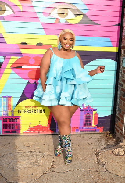 Blue Dreams Flouncy Dress