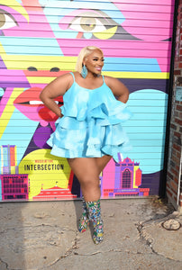 Blue Dreams Flouncy Dress