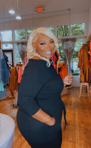 Piranha Black Off Shoulder Jumpsuit