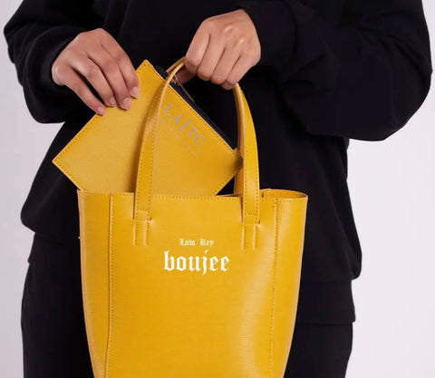 BECKY BUCKET BAG - Low Key Boujee (Mustard)