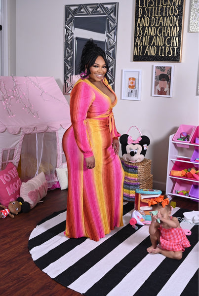 Tequila Sunrise Skirt Set