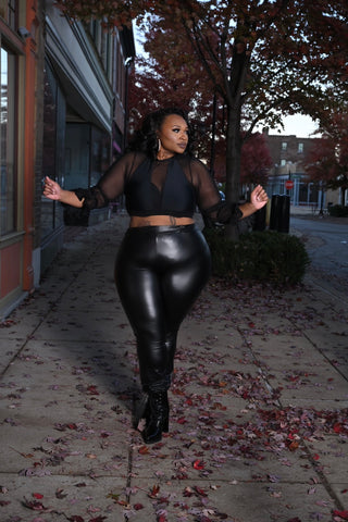 Foxxy Faux Joggers