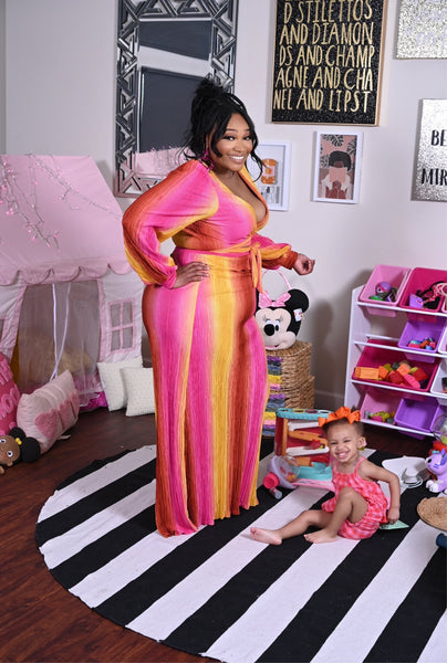Tequila Sunrise Skirt Set